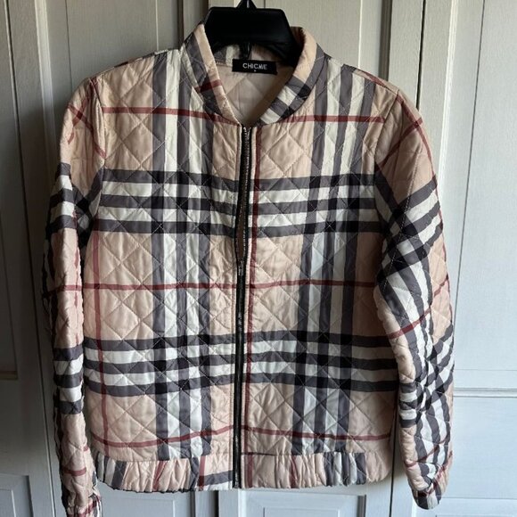 Chic Me light weight full zip jacket Size MED - Picture 1 of 6